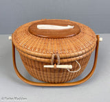 Vintage Nantucket Lightship Basket Purse by Bill & Judy Sayle