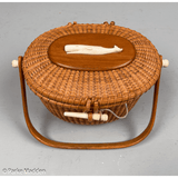 Vintage Nantucket Lightship Basket Purse by Bill & Judy Sayle