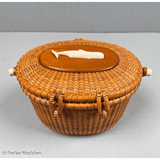 Vintage Nantucket Lightship Basket Purse by Bill & Judy Sayle