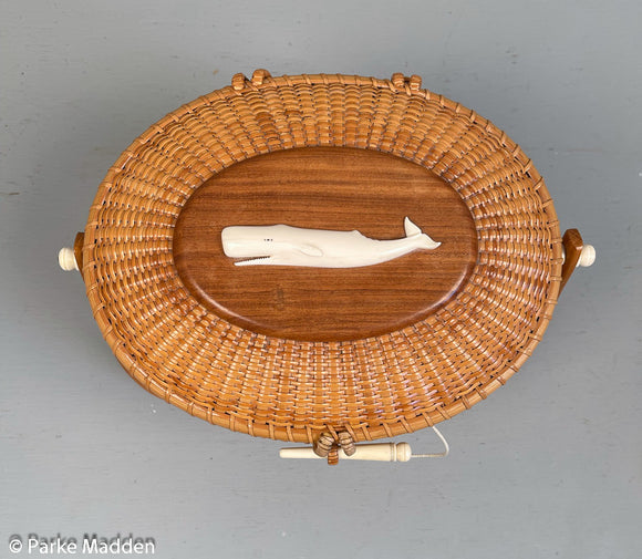 Vintage Nantucket Lightship Basket Purse by Bill & Judy Sayle
