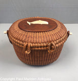 Vintage Nantucket Lightship Basket purse by José Formoso Reyes