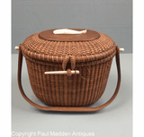 Vintage Nantucket Lightship Basket Purse by José Formoso Reyes
