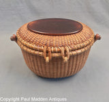 Vintage Nantucket Lightship Basket Purse by Paul Whitten 1983