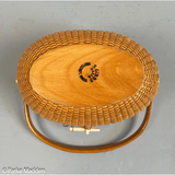 Vintage Nantucket Lightship Basket Purse by Stephen Gibbs 1967