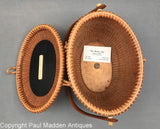 Vintage Nantucket Lightship Basket Purse by The Wooden Jug 1965
