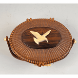 Vintage Nantucket Lightship Basket Purse by The Wooden Jug