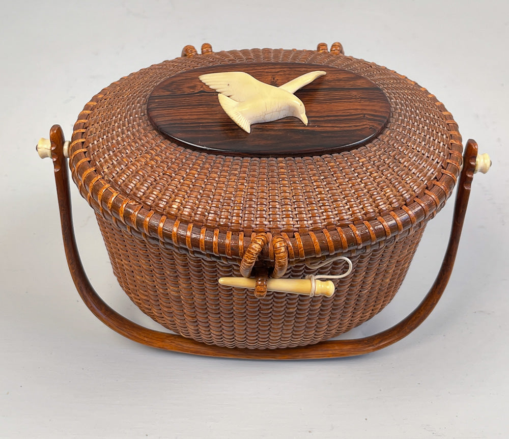 Vintage Nantucket Lightship Basket Purse by The Wooden Jug – Paul