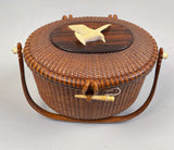 Vintage Nantucket Lightship Basket Purse by The Wooden Jug