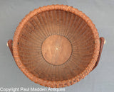 Vintage Nantucket Lightship Basket Signed Bill R 1971