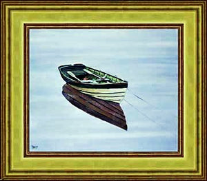 Vintage oil painting by Nantucket artist Roy Bailey