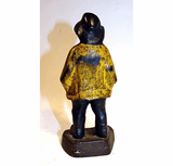 Vintage painted cast iorn OLD SALT figure