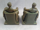 Vintage Pair of DC French Lincoln Memorial Bookends by Jennings Bros