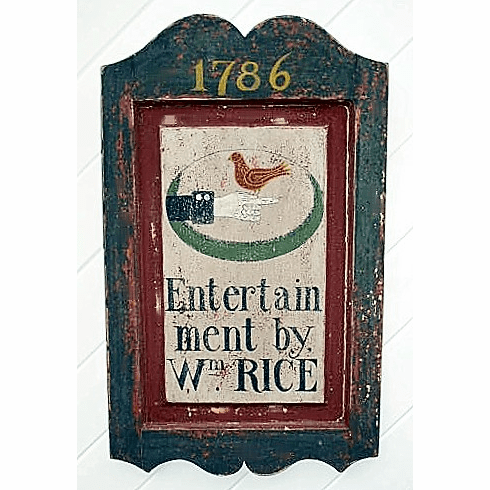 Vintage reproduction painted TAVERN SIGN