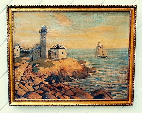 Vintage seascape by R.S.Bacon '44