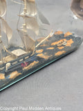Vintage Ship in Bottle - Whale Ship - Rare!