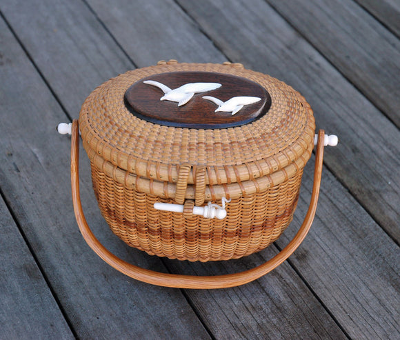 WM. + J. Reis Nantucket Basket