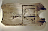 Wonderful folk carved weathered sign from Cape Cod.